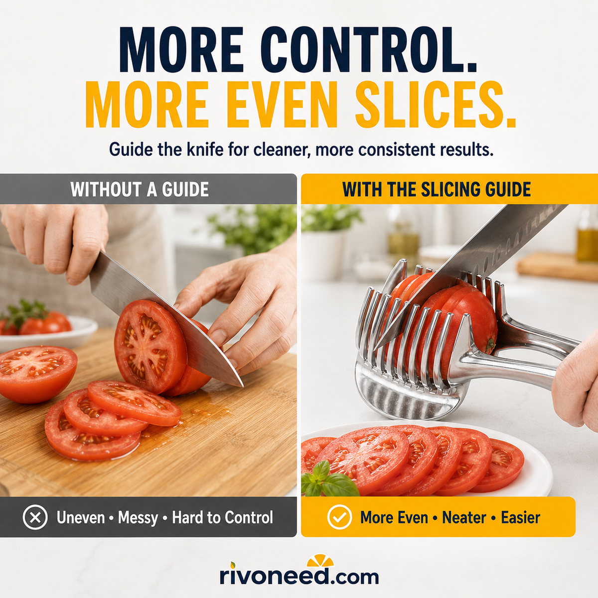 🎁BUY 1 GET 1 FREE🎁🍋 Creative Kitchen Slice Cutting Tool, Food‑Grade Aluminum Alloy Hand‑Held Slicer, Quick Slicing Holder for Lemon, Tomato, Onion & Soft Fruits Vegetables