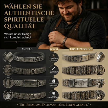 💎 50 % RABATT! 💎 Tibetisches Gebetsmühlen-Armband – 925er Sterlingsilber, Glücksbringer & Valentinstagsgeschenk