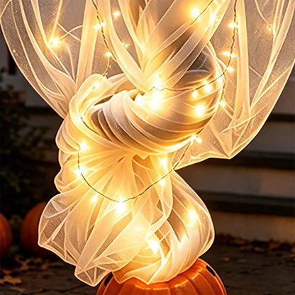 👻Swirling Ghost Pumpkin Yard Lamp🎃