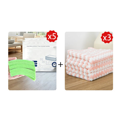 🥳2026 HOT SALE🥳💞50K+ SOLD!⏳✨ 50% OFF! Water‑Soluble Floor Sheets – Just drop in water, no measuring. Cleans & shines all floors. Safe & streak‑free. 120 sheets pack. Your daily helper. 🧹💧