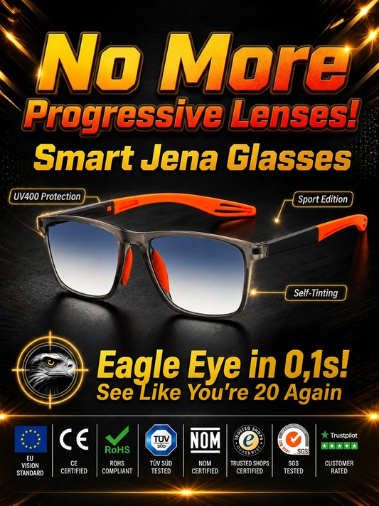 Multifocal Ultra-Light Sports Reading Glasses for Day and Night Use