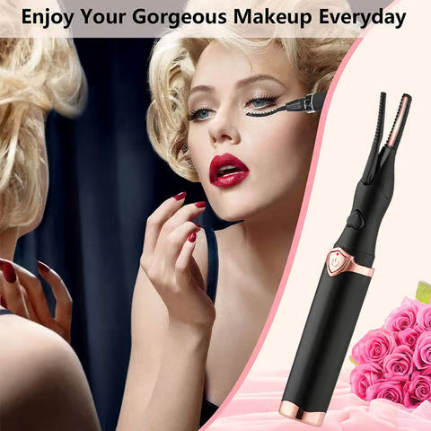 🎉50% OFF🔥Heated Eyelash Curler for Long-lasting Natural Curling✨