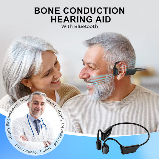 💥LIMITED TIME OFFER!🔥Bone Conduction Smart Hearing Aid Bluetooth Earphones