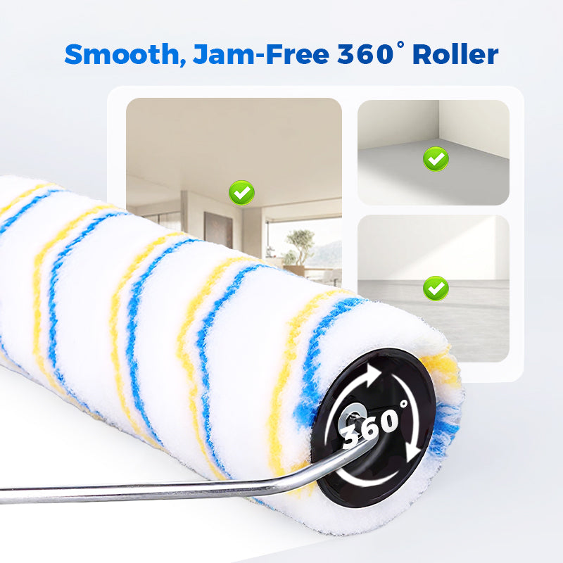 🔥8-inch Paint Roller with Detachable Handle