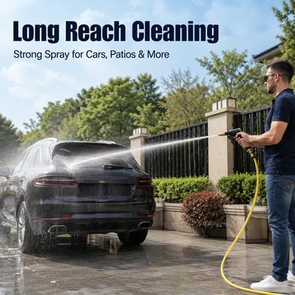 💕🚿 High-Pressure Hose Spray Gun for Car Wash & Outdoor Cleaning