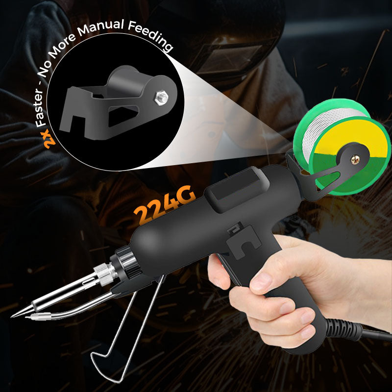 💥High-Performance Electric Soldering Gun💥 with Stainless Steel Precision Solder Wire