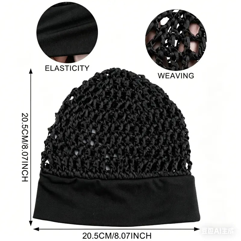 Humwam 3-Piece Stretchy Wide-Edge Sleeping Cap Set, Soft Protection Bonnet for Nighttime Hair Care & Beauty (Shower Cap for Home Bathroom Use),sohochic