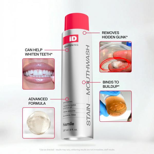 Advanced Mouthwash with Natural Essential Oils, Gentle for Gums & Fresh Breath, 237ml