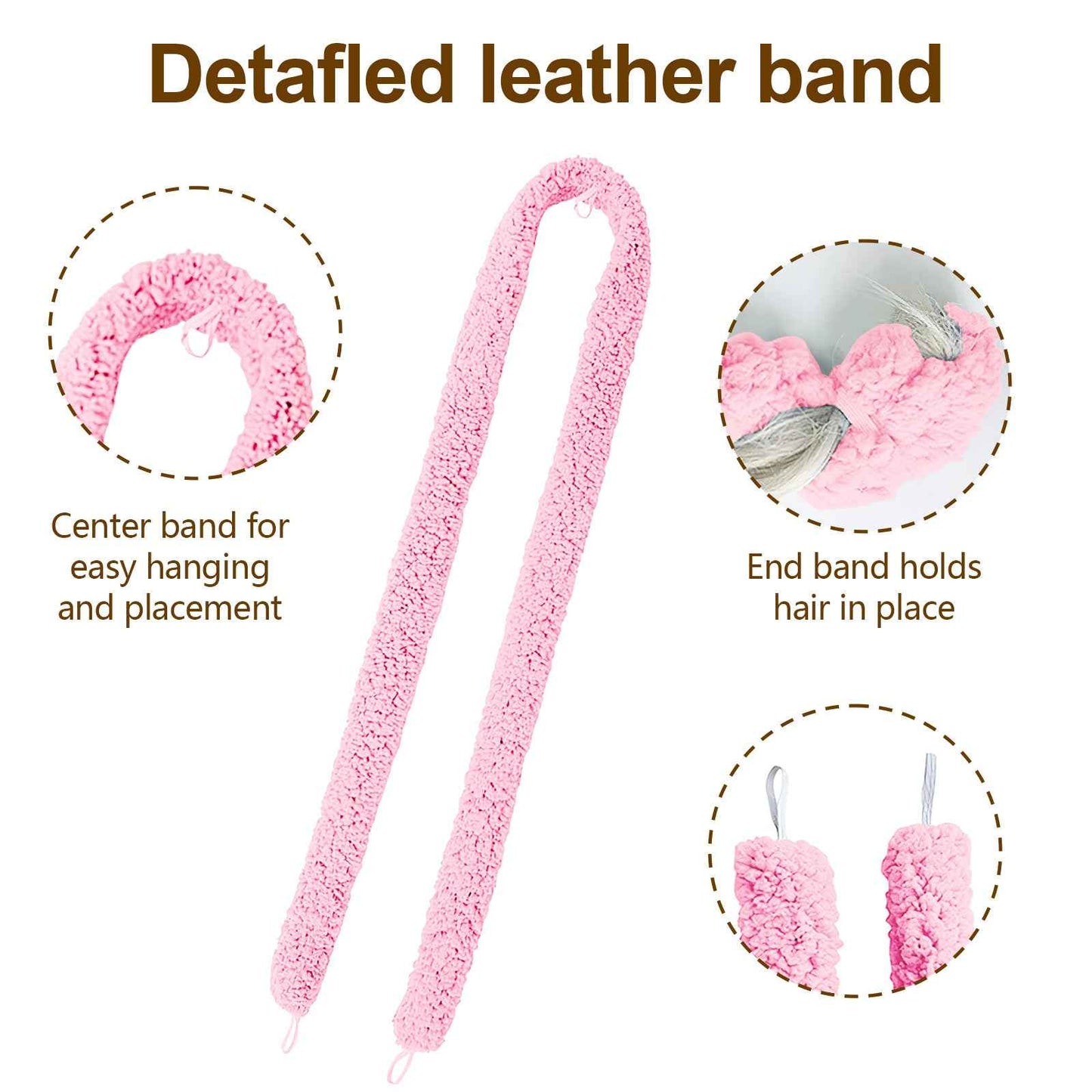 ✨ Heatless Hair Curler – Wake Up to Soft, Natural Curls Overnight 🌙