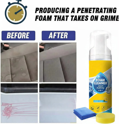 Enzyme-Powered Multi-Surface Foam Cleaner – Deep Clean Stains, Grease & Odors Fast
