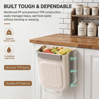 🔥50% OFF🔥🥡🍌Hanging Kitchen Trash Can for Cabinet Door