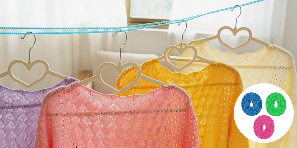 👕Portable Clothesline for Outdoor & Home (3PCS)🧳