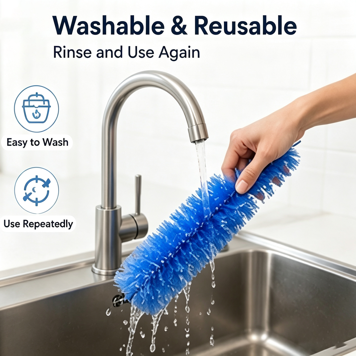 2-pack of microfiber dust cleaning brushes