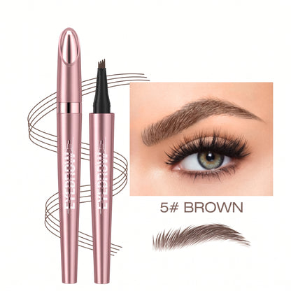 ✨Waterproof Micro-Fork Eyebrow Pencil, Long-Lasting Brow Pen