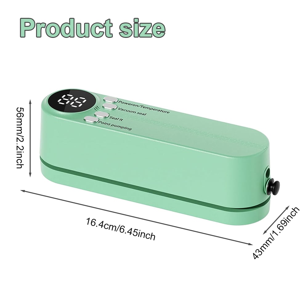 🥑✨Mini Vacuum Bag Sealer – Cordless Handheld Food Sealing Machine