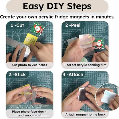🎊 Holiday Must-Haves 🔥DIY Acrylic Fridge Magnets – Create Your Own Personalized Memories