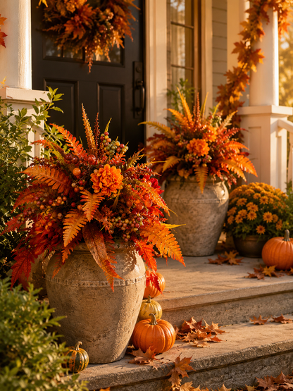 🔥Autumn Sale - 50% Off🍂Autumn Harvest Floral Garden Stake Arrangement