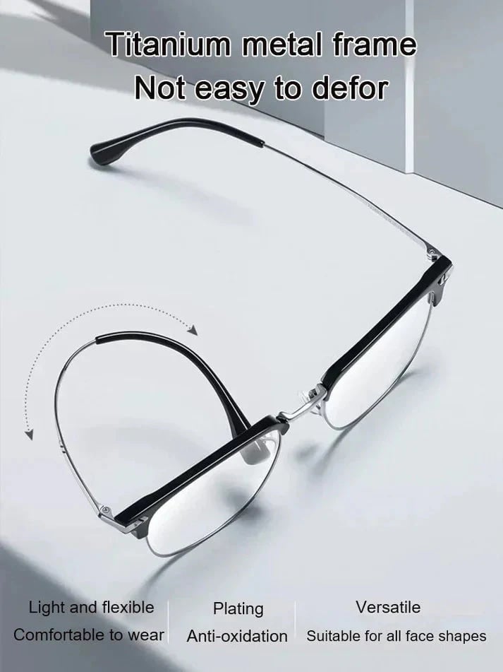 🎁50% Off🔥Ultra Light Anti Blue Presbyopic Glasses-👓Intelligent Zoom 100°-500° (Auto Recognition)