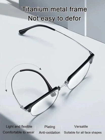 🎁50% Off🔥Ultra Light Anti Blue Presbyopic Glasses-👓Intelligent Zoom 100°-500° (Auto Recognition)