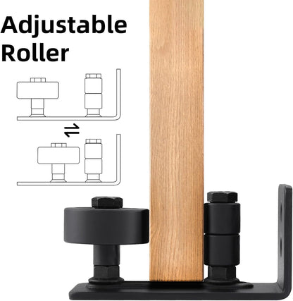 🔥 LIMITED-TIME50% OFF 🚪 Heavy Duty Wall Mounted Floor Guide Stop Barn Door Wobble – Adjustable Floor Guide for Smooth, Stable Sliding
