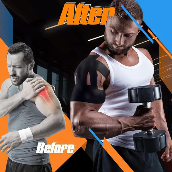 💥HOT SALE 50% OFF🔥Pre-Cut Elastic Shoulder Support Kinesiology Tapes