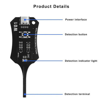 ⚡Type-C Inductance Tester Motherboard Coil Tester, Electronic Circuit Board Inductor Detector