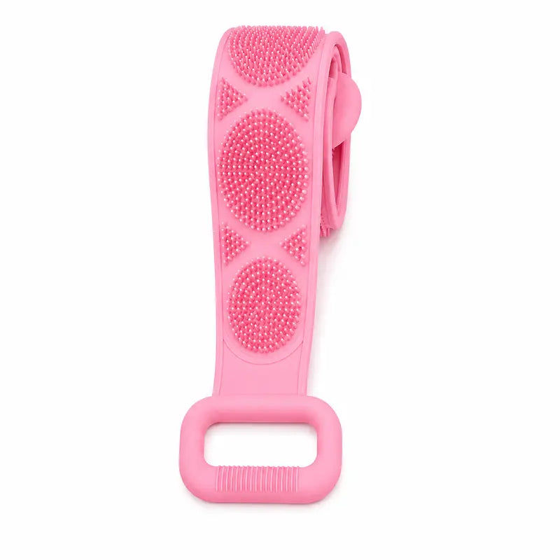 🛁 Deep Clean Silicone Back Scrubber – Double-Sided Shower Brush for Smooth Skin