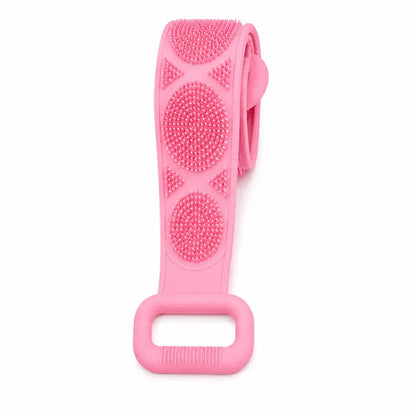 🛁 Deep Clean Silicone Back Scrubber – Double-Sided Shower Brush for Smooth Skin