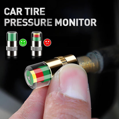 3-Color Tire Pressure Alert Caps (4-pack)