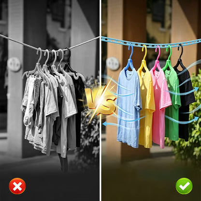 👕Portable Clothesline for Outdoor & Home (3PCS)🧳