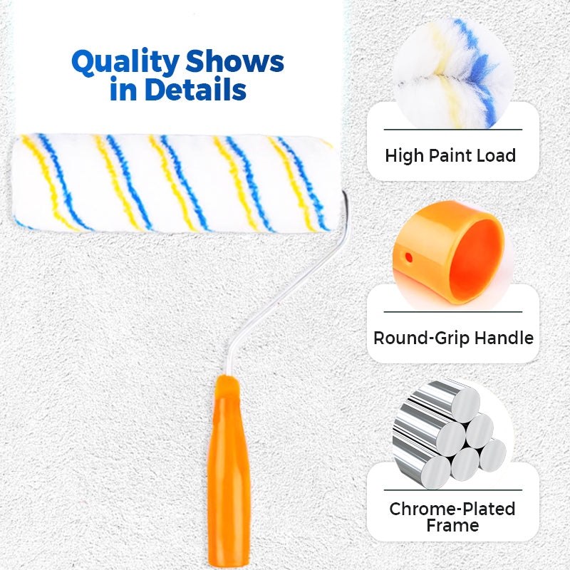🔥8-inch Paint Roller with Detachable Handle