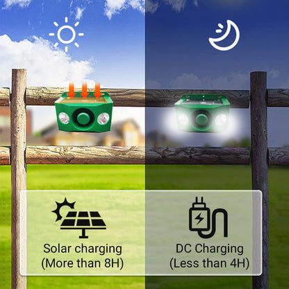 🔥2026 HOT SALE🔥Beast Repellent Solar Warning Lights with Loud Volume