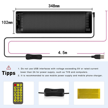 [Exclusive production]Colorful Eye Lamp Soft Screen for Car Windows
