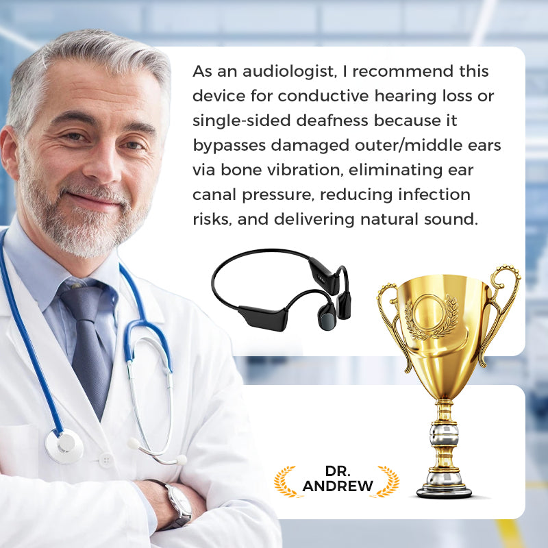 💥🎁 The Perfect Father’s Day Gift – Smart Bone Conduction Hearing Earphones🔥