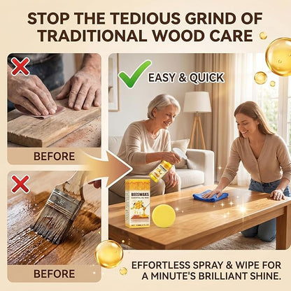 Beeswax Wood Polish Spray
