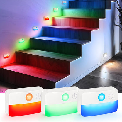 Stick-On Motion Night Light — Battery Powered, Works Anywhere