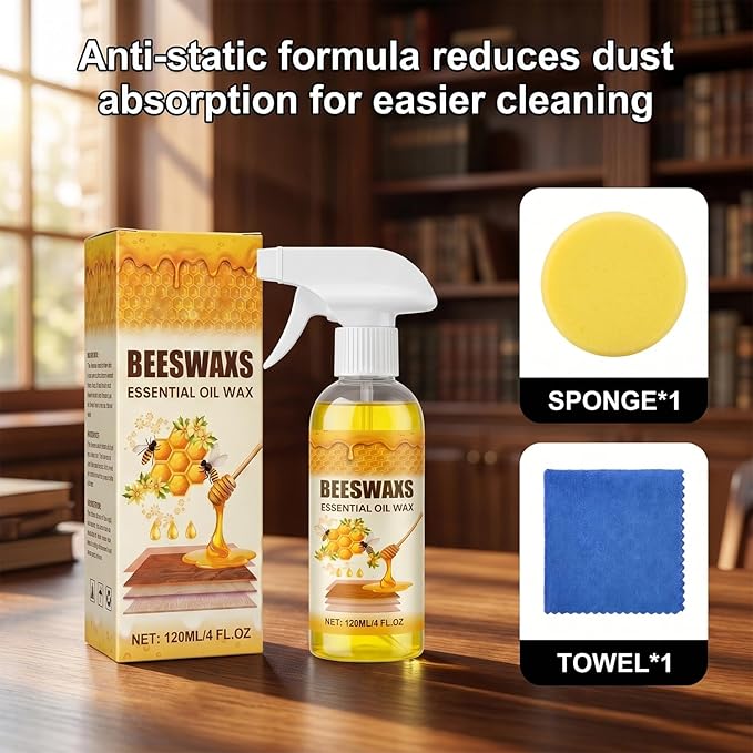 Beeswax Wood Polish Spray