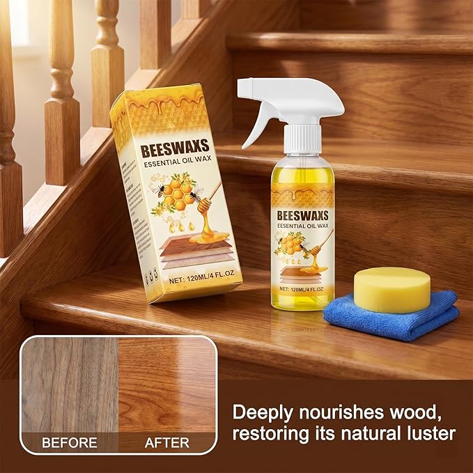 Beeswax Wood Polish Spray