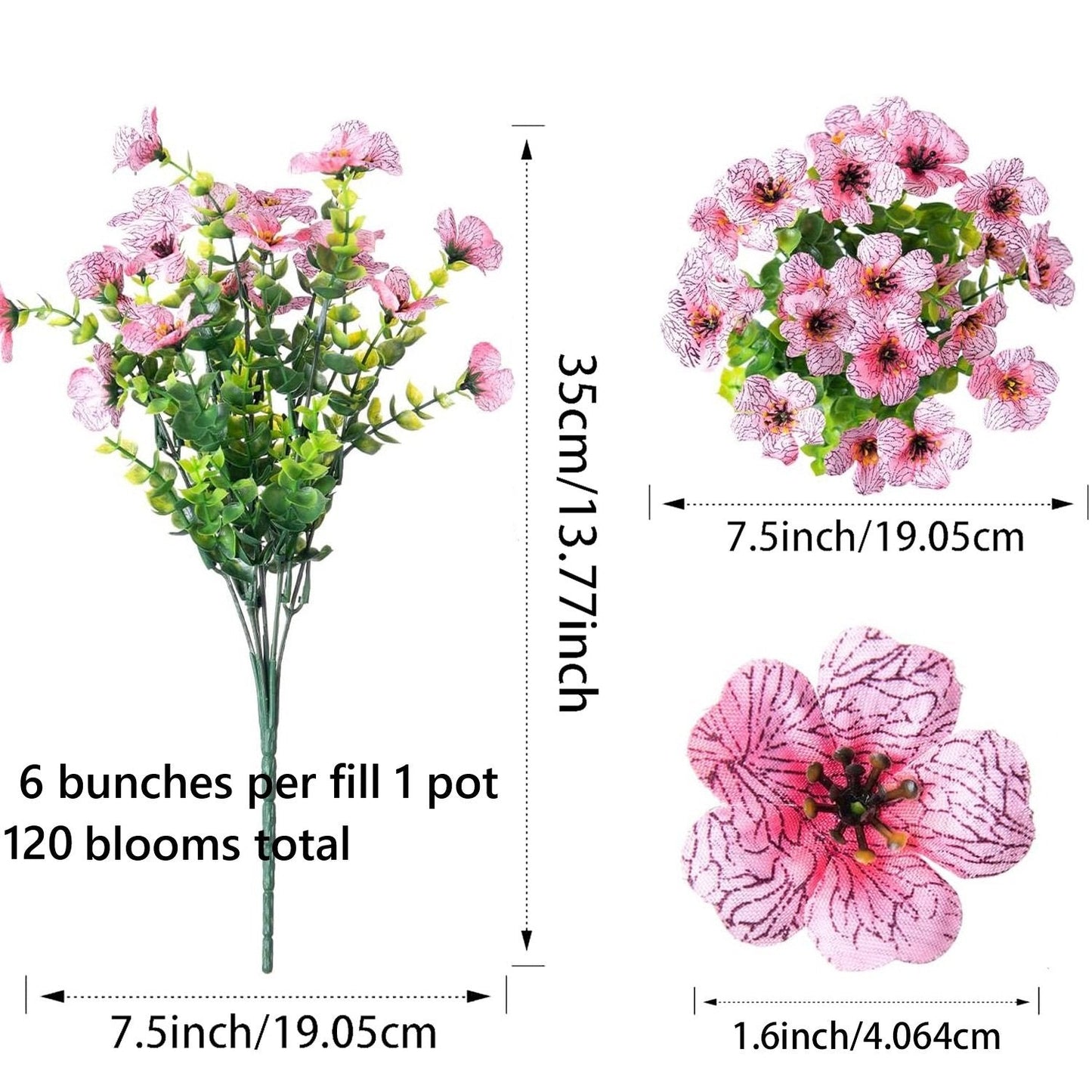 🌱 Rainproof Lifelike Artificial Flowers With UV-Shield Coating