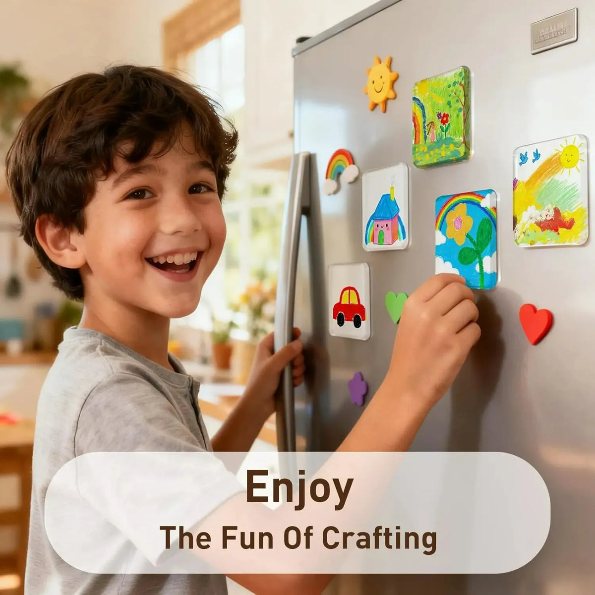 🎊 Holiday Must-Haves 🔥DIY Acrylic Fridge Magnets – Create Your Own Personalized Memories