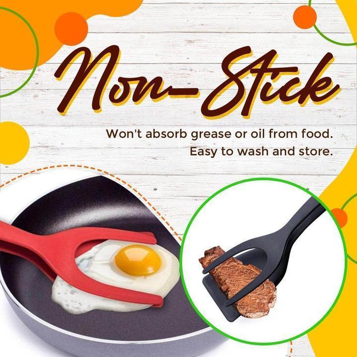 🌞Summer Hot Price Only Today-2 In 1 Grip Flip Tongs