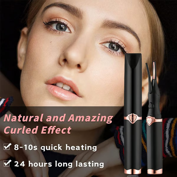 🎉50% OFF🔥Heated Eyelash Curler for Long-lasting Natural Curling✨