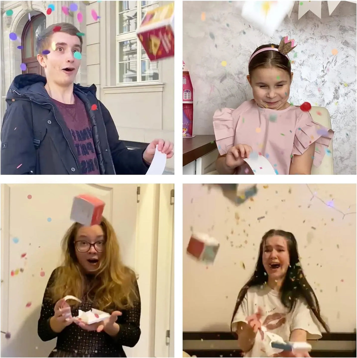 ✨Buy 1 Free 1 ✨Christmas Exploding Confetti Surprise Card – Pop-Up Joy in Every Envelope 🎄✨