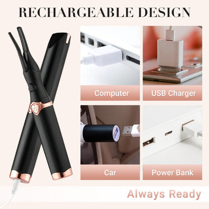 🔥2026 HOT SALE🔥✨Heated Eyelash Curler for Long lasting Natural Curling