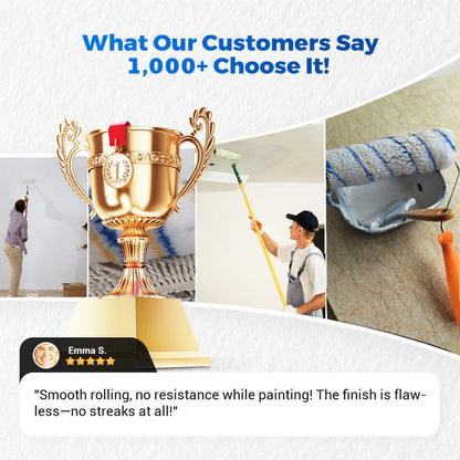 🔥8-inch Paint Roller with Detachable Handle