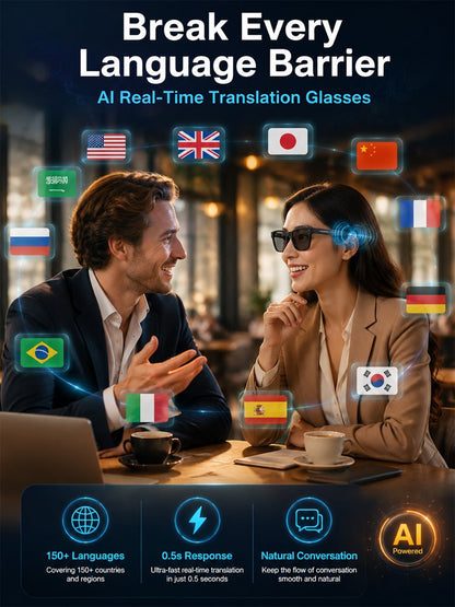 AI Smart Bluetooth Glasses