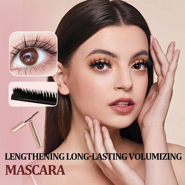 💞50K+ SOLD!👁️✨ All-Day Beautiful Lashes, Smudge-Proof! Waterproof Fiber Mascara for Natural Volume. 💖💃