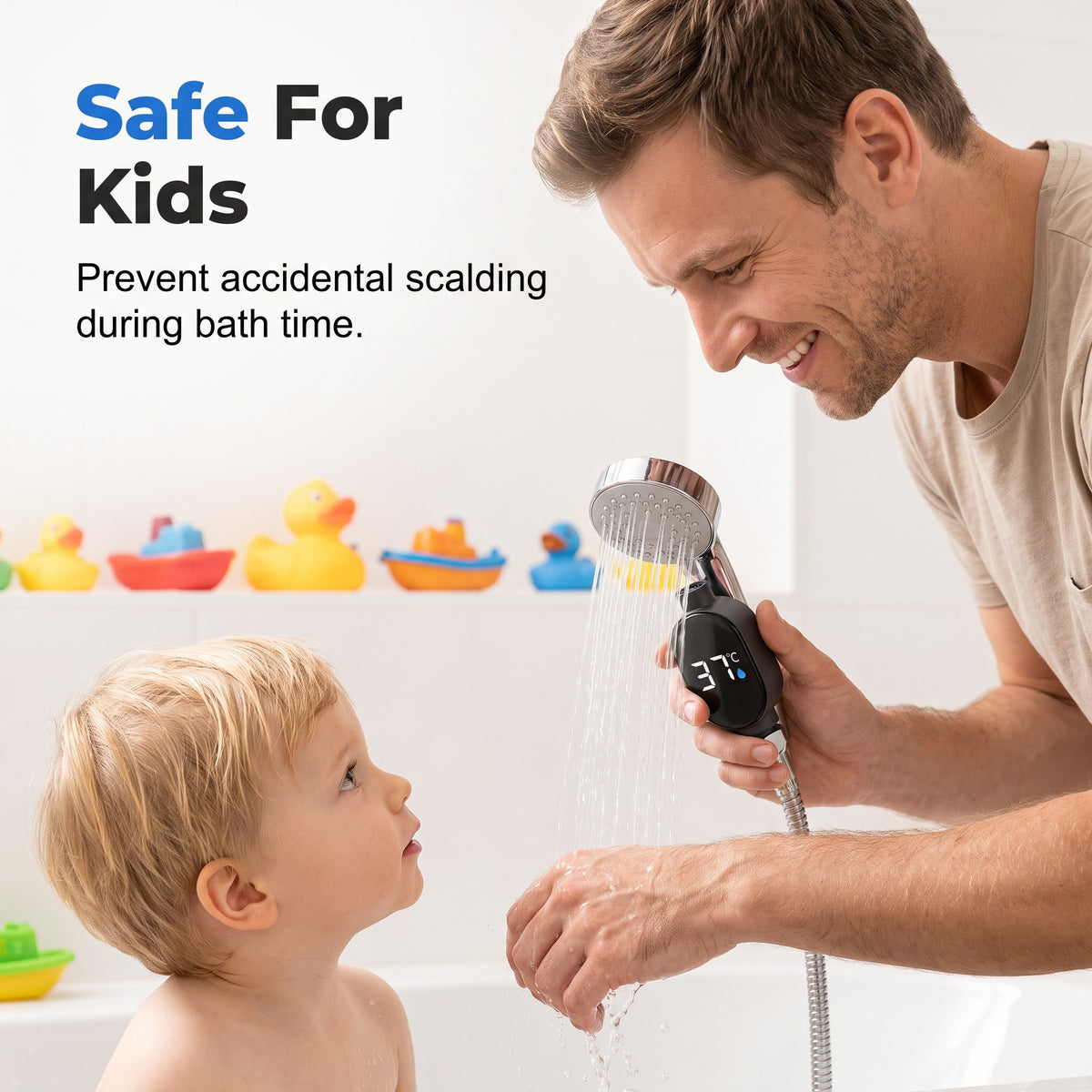 🔥Buy 2  get 1 free🔥Smart LED shower thermometer