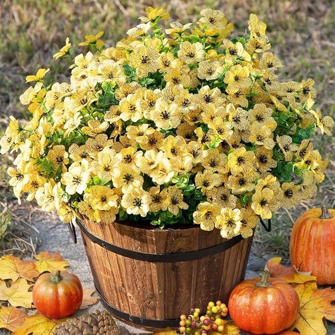🌱 Rainproof Lifelike Artificial Flowers With UV-Shield Coating