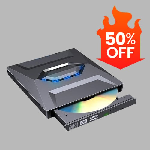 7-in-1 External USB DVD Drive & Blu-ray Player